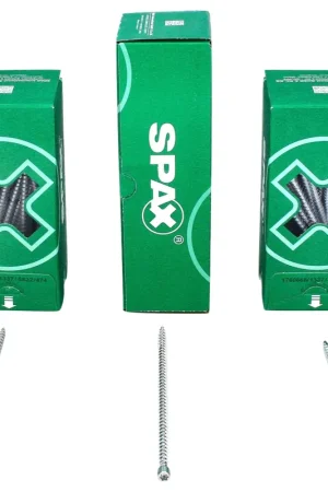 Offre Spéciale SPAX IN.FORCE Vis 8,0 x 350mm Torx T-STAR Plus T40 - Filetage complet - Tête cylindrique - WIROX - Pointe de perçage CUT 100 pcs. (2x 1221010803505)