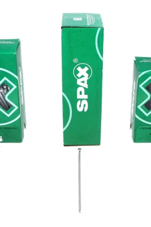 SPAX IN.FORCE Vis 6,0 x 80mm - Filetage complet - Tête cylindrique - Torx T-STAR Plus T30 - WIROX - Pointe de perçage 4CUT -400 pcs. ( 2x 1211010600805) Satisfait Ou Remboursé