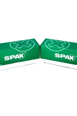 Offre Limitée SPAX HI.FORCE Vis à tête disque 6,0 x 40mm - Filetage total - Torx T-Star Plus T30 - Wirox - 4Cut - 400 pcs. (2x 0251010600405)