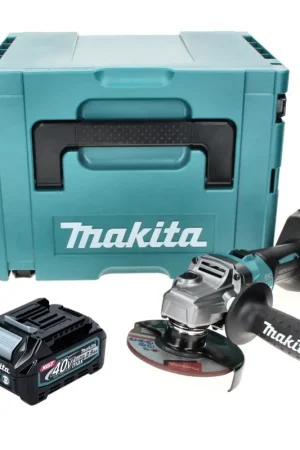 Commande En Gros Makita GA 005 GD101 Meuleuse d'angle sans fil 40 V maxi 125 mm brushless XGT + 1x Batterie 2,5 Ah + Makpac - sans chargeur