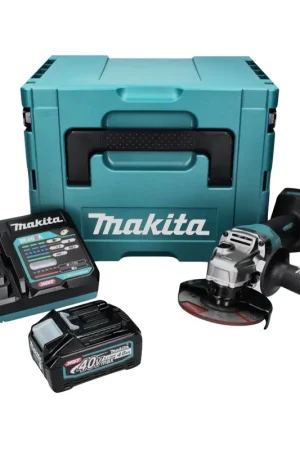 Seulement Aujourd'hui Meuleuse d'angle sur batterie Makita GA 013 GM101 40 V max. 125 mm sans balais XGT + 1x batterie 4,0 Ah + chargeur + Makpac