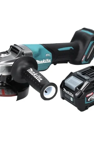 Retour Gratuit Makita GA 016 GM1 Meuleuse d'angle sans fil 40 V maxi 125 mm Brushless XGT + 1x Batterie 4.0 Ah - sans chargeur