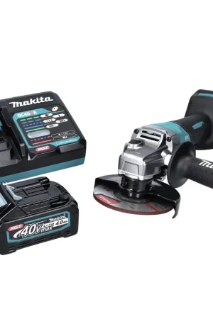 Seulement Aujourd'hui Meuleuse d'angle sur batterie Makita GA 016 GM1 40 V max. 125 mm sans balais XGT + 1x batterie 4,0 Ah + chargeur