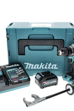 Meilleur Choix Makita DF 001 GD101 Perceuse-visseuse sans fil 40 V maxi 140 Nm XGT brushless + 1x Batterie 2,5 Ah + Chargeur + Coffret Makpac