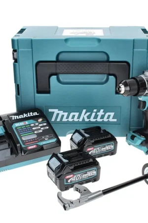 Solde Makita DF 001 GD201 Perceuse-visseuse sans fil 40 V maxi 140 Nm XGT Brushless + 2x Batteries 2,5 Ah + Chargeur + Coffret Makpac
