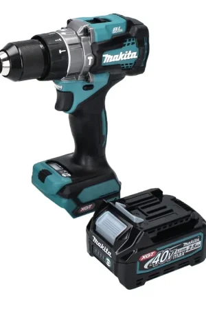 Achat Immédiat Perceuse à percussion sans fil Makita HP 001 GD1 40 V max. 140 Nm XGT Brushless + 1x batterie 2,5 Ah - sans chargeur