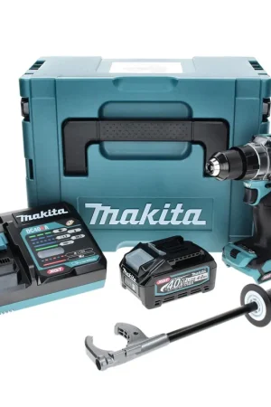 Meilleure Vente Makita DF 001 GM101 perceuse-visseuse sans fil 40 V max. 140 Nm XGT Brushless + 1x batterie 4,0 Ah + chargeur + Makpac