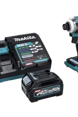 Makita TD001GD1 Visseuse à percusion sans fil 220Nm 40V 1/4" XGT Brushless + 1x Batterie 2,5 Ah + Chargeur Meilleure Vente