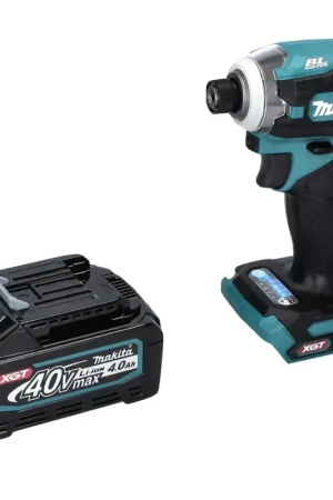 Expédition Rapide Makita TD001GM1 Visseuse à choc sans fil 220Nm 1/4" 40V XGT Brushless + 1x Batterie 4,0 Ah - sans chargeur