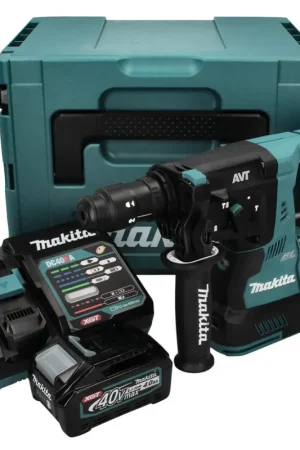 Makita HR 004 GM101 marteau combiné à batterie 40 V max. 2,8 J SDS plus XGT Brushless + 1x batterie 4,0 Ah + chargeur + Makpac Offre Du Jour