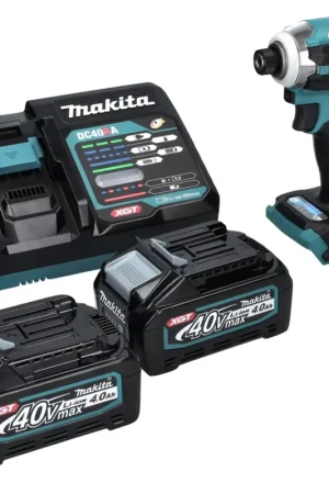 Vente Flash Makita TD001GM2 Visseuse à percusion sans fil 220Nm 40V 1/4" XGT Brushless + 2x Batteries 4,0Ah + Chargeur
