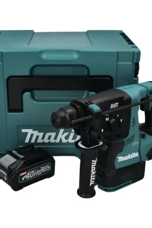 Makita HR 003 GM101 marteau combiné à batterie 40 V max. 2,8 J SDS plus brushless + 1x batterie 4,0 Ah + Makpac - sans chargeur Bon Marché