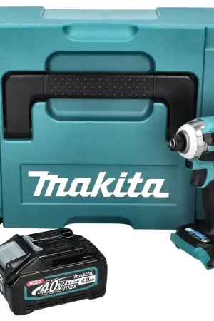 Makita TD 001 GM101 clé à chocs sans fil 40 V 220 Nm 1/4" XGT Brushless + 1x batterie 4,0 Ah + Makpac - sans chargeur Remise