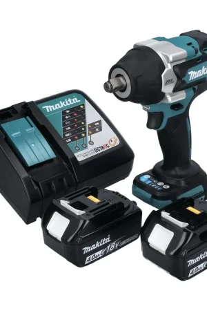 Offre Exclusive Makita DTW 700 RM Clé à choc 18 V 700 Nm 1/2'' XPT Brushless + 2x batterie 4,0 Ah + chargeur