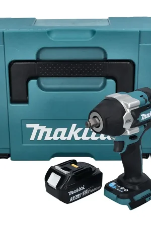 Makita DTW 700 F1J Visseuse à chocs sans fil 18 V 700 Nm 1/2" XPT brushless + 1x Batterie 3,0 Ah + Makpac - sans chargeur Marque