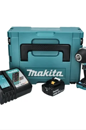 Prix Promo Makita DTW 700 RF1J Visseuse à chocs sans fil 18 V 700 Nm 1/2" XPT Brushless + 1x Batterie 3,0 Ah + Chargeur + Makpac