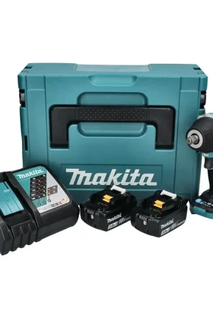 Makita DTW 700 RFJ Visseuse à chocs sans fil 18 V 700 Nm 1/2" XPT Brushless + 2x Batteries 3,0 Ah + Chargeur + Makpac Quantité Limitée