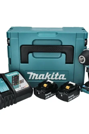 Makita DTW 700 RMJ Visseuse à choc sans fil 18 V 700 Nm 1/2'' XPT Brushless + 2x batterie 4,0 Ah + chargeur + Makpac Offre Exclusive