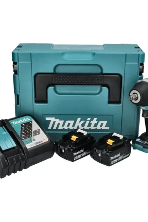 Meilleur Choix Makita DTW 700 RGJ Visseuse à chocs sans fil 18 V 700 Nm 1/2" XPT Brushless + 2x Batteries 6,0 Ah + Chargeur + Makpac