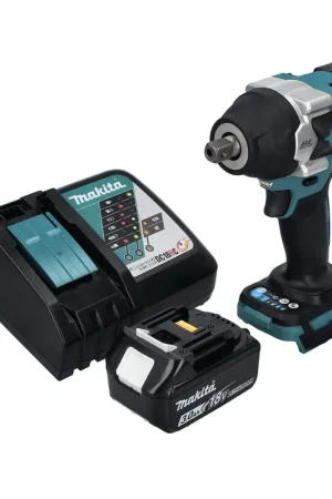 Makita DTW 701 RF1 Clé à choc sans fil 18 V 700 Nm 1/2'' XPT Brushless + 1x batterie 3,0 Ah + chargeur Expédition Rapide