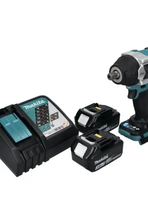 Makita DTW 701 RF Clé à choc sans fil 18 V 700 Nm 1/2'' XPT Brushless + 2x batterie 3,0 Ah + chargeur Commander Maintenant