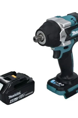 Makita DTW 701 M1 Clé à choc sans fil 18 V 700 Nm 1/2'' XPT Brushless + 1x batterie 4,0 Ah - sans chargeur Prix Promo