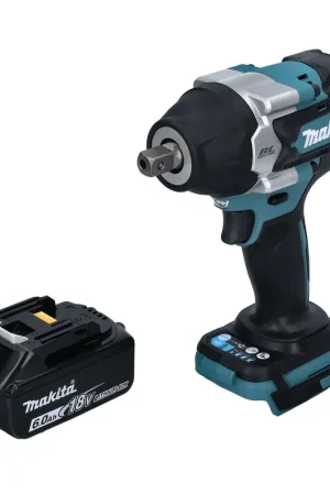 Commander Vite Makita DTW 701 G1 Clé à choc sans fil 18 V 700 Nm 1/2'' XPT Brushless + 1x batterie 6,0 Ah - sans chargeur