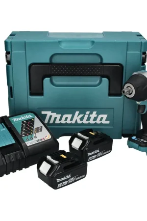Makita DTW 701 RMJ Clé à choc sans fil 18 V 700 Nm 1/2'' XPT Brushless + 2x batterie 4,0 Ah + chargeur + Makpac Achat Immédiat