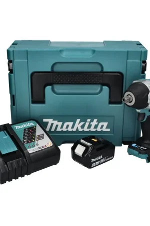 Quantité Limitée Makita DTW 701 RG1J Clé à choc sans fil 18 V 700 Nm 1/2'' XPT Brushless + 1x batterie 6,0 Ah + chargeur + Makpac