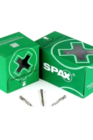 Marque Vis de terrasse SPAX aluminium 5,0 x 51 mm 500 pièces Acier inoxydable A2 (5x 0557000500513) filetage de fixation culasse Torx T-STAR Plus Foret T25