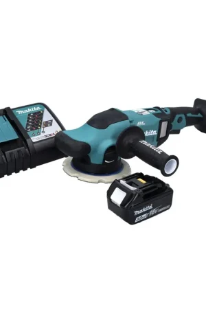 Makita DPO 600 RF1 Ponceuse excentrique sans fil 18 V 150 mm XPT Brushless + 1 batterie 3,0 Ah + chargeur Promotion