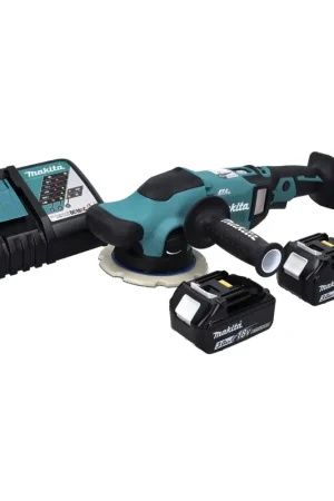 Makita DPO 600 RF Ponceuse excentrique sans fil 18 V 150 mm XPT Brushless + 2 batteries 3,0 Ah + chargeur Expédition Rapide