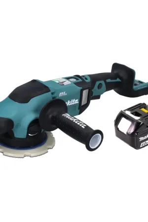 Dernière Chance Makita DPO 600 M1 Ponceuse excentrique sans fil 18 V 150 mm XPT Brushless + 1 batterie 4,0 Ah - sans chargeur