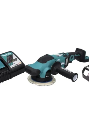 Makita DPO 600 RM1 Ponceuse excentrique sans fil 18 V 150 mm XPT Brushless + 1 batterie 4,0 Ah + chargeur Expédié Aujourd'hui
