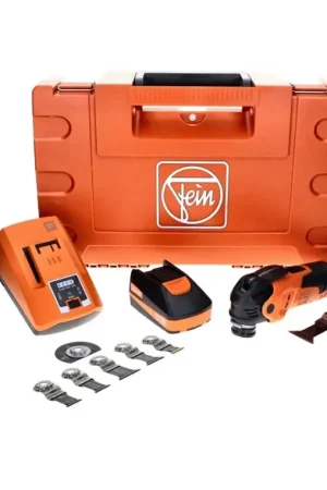 Populaire Fein MultiMaster AMM 300 Plus C Machine oscillante sans fil 12 V Starlock Plus + 1x Batterie 3 Ah + Chargeur + Set de 06 Lames de scie universelles + Coffret