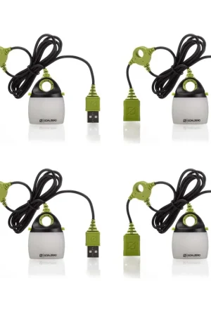 Marque Goal Zero 4x Light a Life Mini USB Chainable Light 110 Lumens (4x 24007) Lampe LED USB connectable via USB