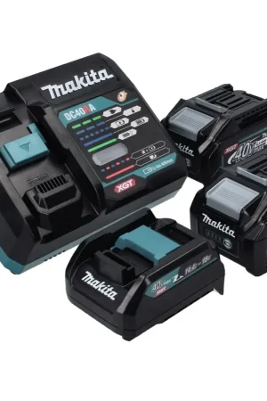 Remise Makita Power Source Kit 40 V max. avec 2x BL 4040 batterie 4,0 Ah XGT + DC 40 RA chargeur rapide XGT LXT + adaptateur de charge ADP10