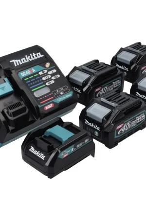 Makita Power Source Kit 40 V max. avec 4x BL 4040 batterie 4,0 Ah XGT + DC 40 RA chargeur rapide XGT LXT + ADP10 adaptateur de charge Achetez Aujourd'hui