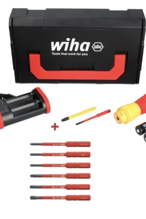 Achat Immédiat Wiha speedE II E-Tournevis - 7 pcs + 2x SlimBit + Batteries + Chargeur + L-Boxx Mini + Set d'embouts slimBit electric VDE Torx set - 6 pcs.