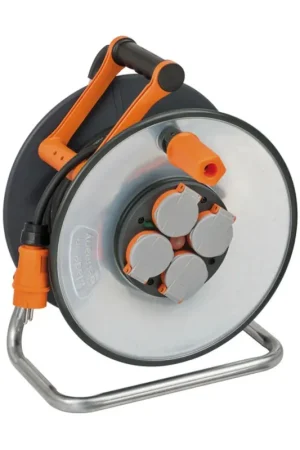 Expédition Rapide Brennenstuhl professionalLINE SteelCore Enrouleur de câble, 25 m - IP 44, H07RN-F 3G1,5 (9191250100)