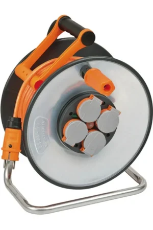 Brennenstuhl professionalLINE SteelCore Enrouleur de câble, 33 m - IP 44, H07BQ-F 3G1,5 (9191330200) Achat Immédiat