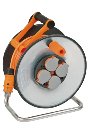 Dernière Chance Brennenstuhl professionalLINE SteelCore Enrouleur de câble, 50 m - IP 44, H07BQ-F 3G1,5 (9191500200)