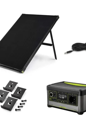 Promotion Saisonnière Centrale électrique portable Goal Zero Yeti 500X 5 230V 46,8Ah + Panneau solaire Boulder 100 22V 100W 7A + Câble d'extension 9,1m + Kit de montage Boulder