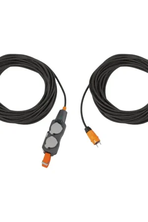 Brennenstuhl professionalLINE - 2x blocs d'alimentation + 4 prises IP 54 25 m (2x 9161250160) H07RN-F 3G1,5 Nouveauté