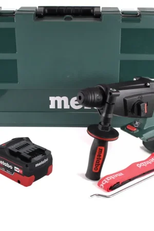 Metabo KHA 18 LTX Perforateur sans fil 18 V (600210860) + 1x Batterie 10,0 Ah + Coffret de transport - sans chargeur Authentique