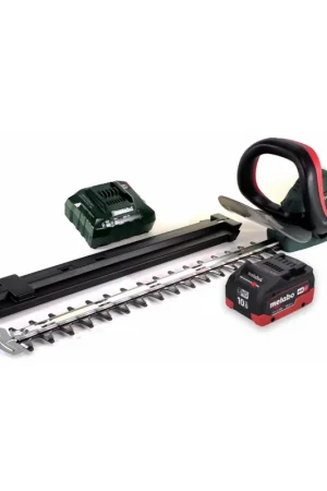 Meilleure Vente Metabo AHS 18-55 V Taille-haie sans fil 53cm 18V + 1x Batterie 10,0Ah + Chargeur