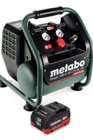 Metabo Power 160-5 18 LTX BL OF Compresseur sans fil 18 V 8,0 bar Brushless + 1x batterie 10,0 Ah - sans chargeur Commander Vite
