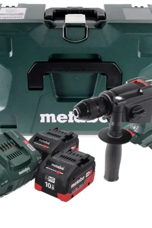 Perceuse à percussion sur batterie Metabo SBE 18 LTX 18 V 24 Nm (600845840) + 2x batterie 10,0 Ah + chargeur + MetaLoc Promotion Saisonnière