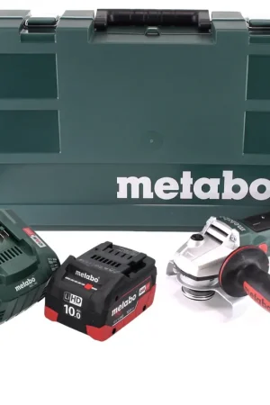 Petit Prix Metabo W 18 LTX 125 Meuleuse d'angle rapide 18 V 125 mm (602174860) + 1x Batterie 10,0 Ah + Chargeur + Coffret transport
