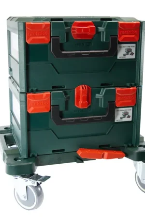 Offre Du Jour Metabo metaBOX Planche à roulettes ( 626894000 ) + 2x Coffrets metaBOX 215 ( 2x 626887000 )